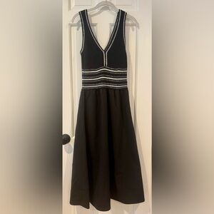 Lands' End Black Sundress